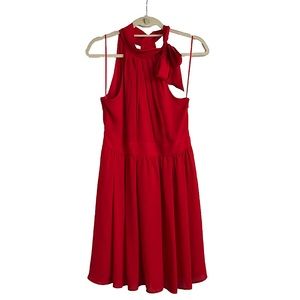 Express Halter Tie-Neck Dress